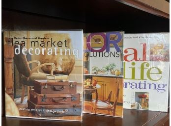 Collection Of Better Homes & Gardens Decorating Books Including Flea Market Decorating
