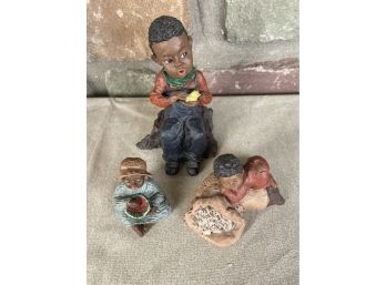 'cali, Booker, & Boone' Figurines By Martha Holcombe - Limited Edition