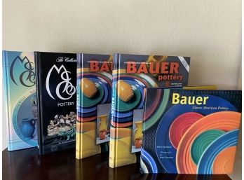 Vintage Hardcover Reference Books For McCoy & Bauer Pottery