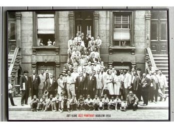 Framed Poster Titled Art Kane Jazz Portrait Harlem 1958
