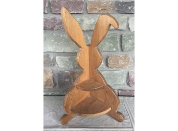 Solid Wood Bunny Corner Shelf