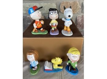 Collection Of (6) Ceramic Peanut's Characters