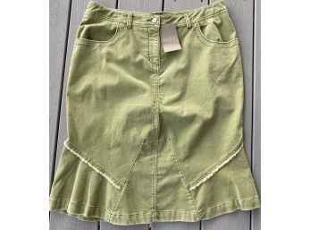 Anthropologie Louie Size 12 Green Skirt