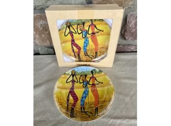 Set Of (4) Heritage By Jay & Son Decorative Plates