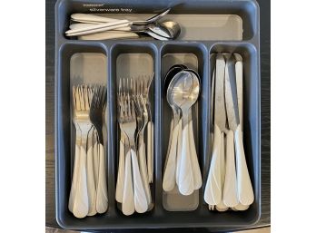 Fiesta Silverware Set Service For 6 With Forks, Knives & Spoons