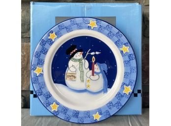 Jolly Follies 's'mores The Merrier' Large Decorative Plate By Sandi Gore Evans