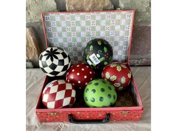 Mary Engelbreit Festive Spheres With Colorful Box