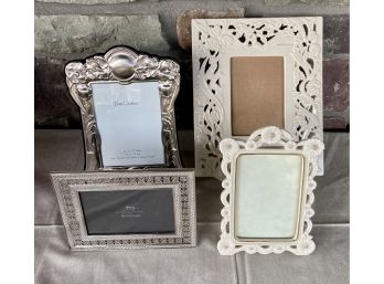 (4) Assorted Picture Frames From Waterford & Lenox