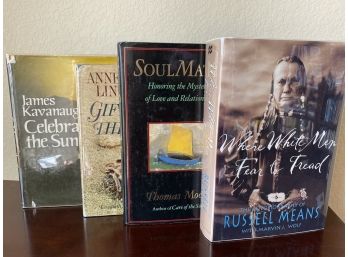Collection Of Hardcover Books Including Celebrate The Sun, Gift From The Sea, Soul Mates- Some Autographs!