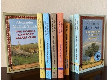 Collection Of Eight Alexander McCall Smith Books From The No.1 Ladies’ Detective Agency Series