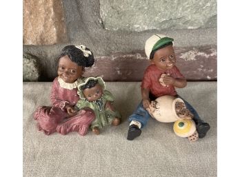 'donnie & Pattie' Figurines By Martha Holcombe - 1 Year Limited Edition 1996/1997