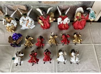 Large Collection Of Assorted Angel Ornaments