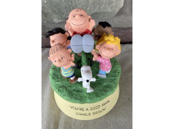 Hallmark Peanut's Gallery 'you're A Good Man Charlie Brown' Music Box