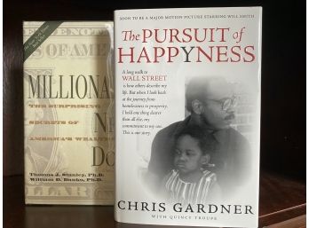 Collection Of Books Including First Edition Of The Pursuit Of Happyness & Millionaire Next Door