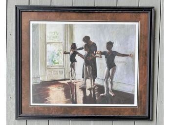 Fourth Position Adams Signed And Numbered Limited Edition Ballerina Print 319/850