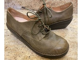 Trippen Size 39 Green/Brown Shoes With Heel