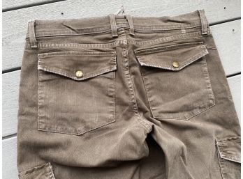 Current Elliot Size 31 Olive Green Cargo Pants