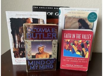Collection Of Five Paperback Books Including Octavia Butler, Ivanla Vanzant, & Hope Edelman