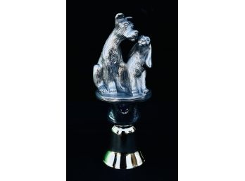 Friendship Bells Dogs, From Friendship Bells Series Pewter Sculpture By Michael Ricker, Hallmark Casting 1 CoA