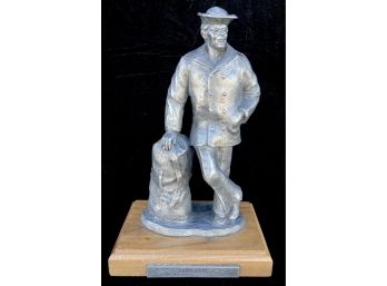 Going Home From The American Soldiers Series Pewter Sculpture By Michael Ricker, Hallmark Casting 1 (CoA)