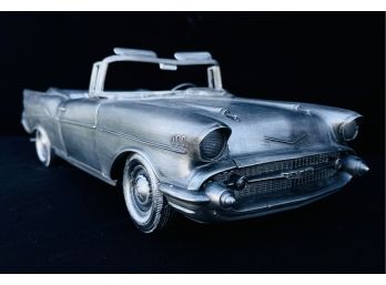 1957 Chevrolet Drive Inn Pewter Sculpture By Michael Ricker,  No Certificate Of Authenticity