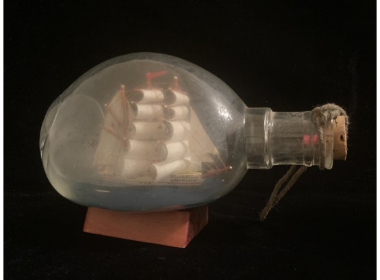 Small Ship In Bottle