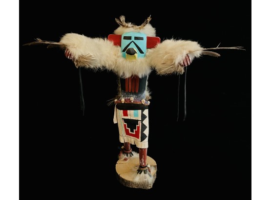 Vintage Eagle Kachina Doll Signed By Artist