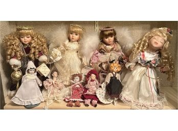 An Assortment Of Dolls Mostly Collectors Choice (angels) And Fantasy Doll Collection
