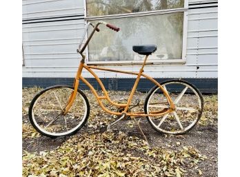 Vintage Schwinn Orange Bicycle