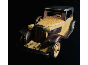 Vintage Wooden Model Car