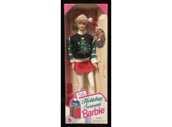 Vintage Special Edition Holiday Season Barbie With Ugly Sweater