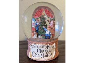 We Wish You A Merry Christmas Snow Globe