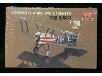 Vintage Minicraft Sopwith Camel WWI Fighter Model Kit