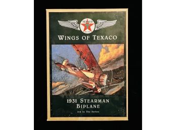 Vintage Wings Of Texaco 1931 Stearman Biplane Diecast Airplane