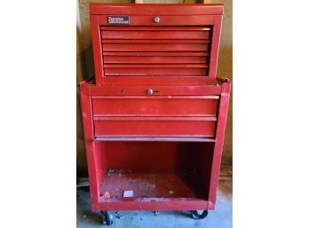 Large Red Tool Box Including Large Amount Of Contents