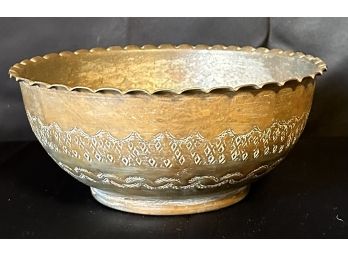 Brass Bowl- (from Egypt)