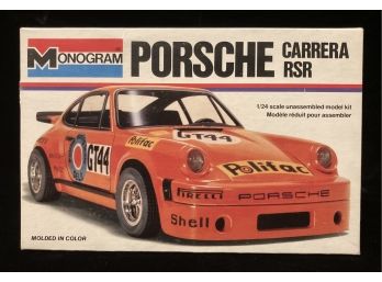 Vintage Monogram Porsche Carrera RSR 1/24 Scale Model Kit