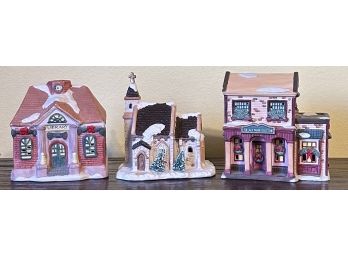 Porcelain Library, Church, And Doctor Houses