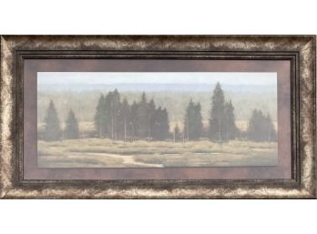Framed Pines Landscape