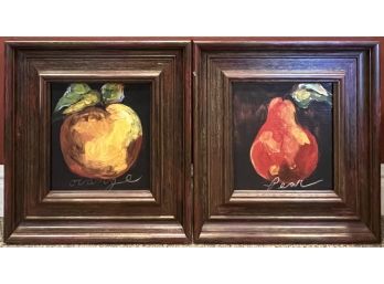 Pear And Orange Artwork