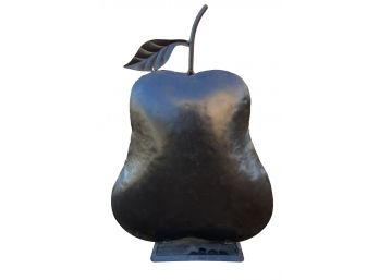 Metal Pear Accent Piece