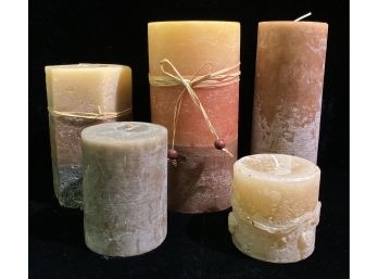 5 Mismatched Candles