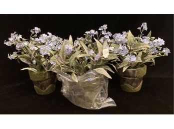 Trio Of Faux Forget Me Nots