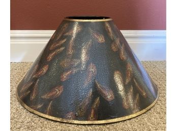 High End Gold Tone Accented Lamp Shade