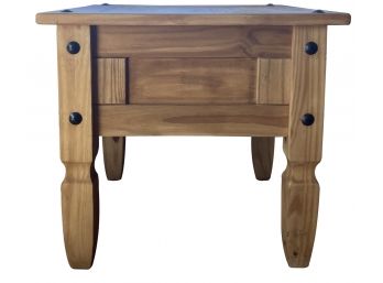 Pier 1 Imports Pine Side Table