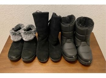 (3) Pairs Of Women's Size 6 Winter Boots Including Pacific Trail