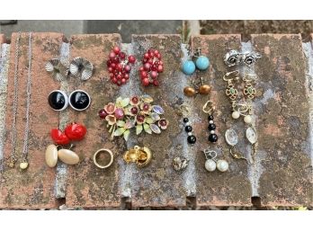 Large Assorted Collection Of Vintage Jewelry Including Avon & Monet
