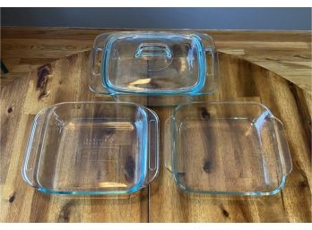 (3) Assorted Pyrex Dishes