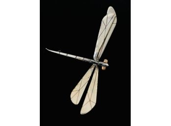Mexican Sterling Silver Dragonfly Brooch- 13.2 Grams