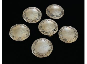 Sterling Silver Southwestern Button Covers